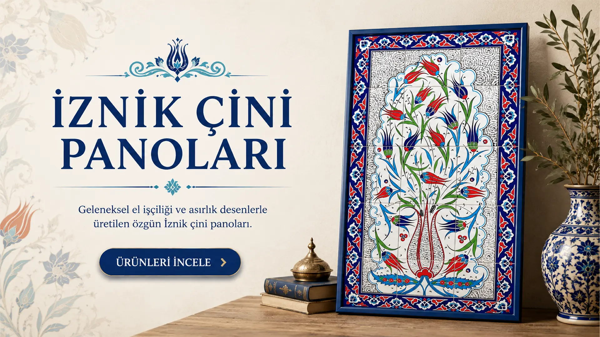 Geleneksel İznik Çini Panoları